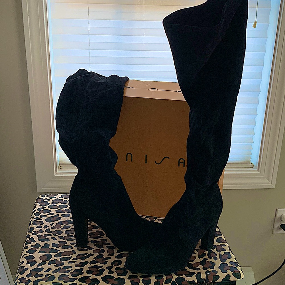 Unisa Knee High Heeled Boots